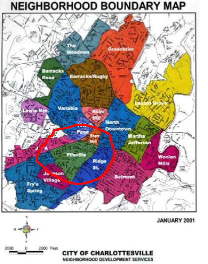 Charlottesville Neighborhood - Fifeville