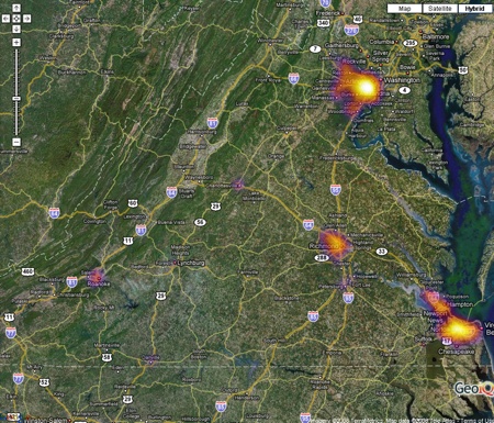Population-density-of-the-commonwealth-of-virginia