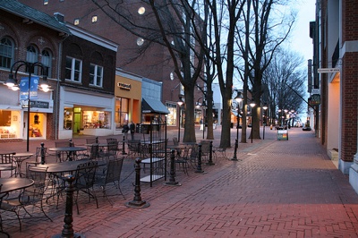 Downtown Mall in Charlottesville, Virginia