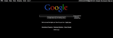 google - turn out the lights - Charlottesville