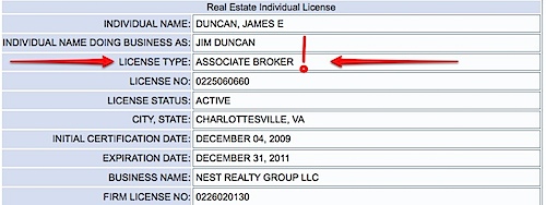 Charlottesville Virginia Real Estate Broker - Jim Duncan